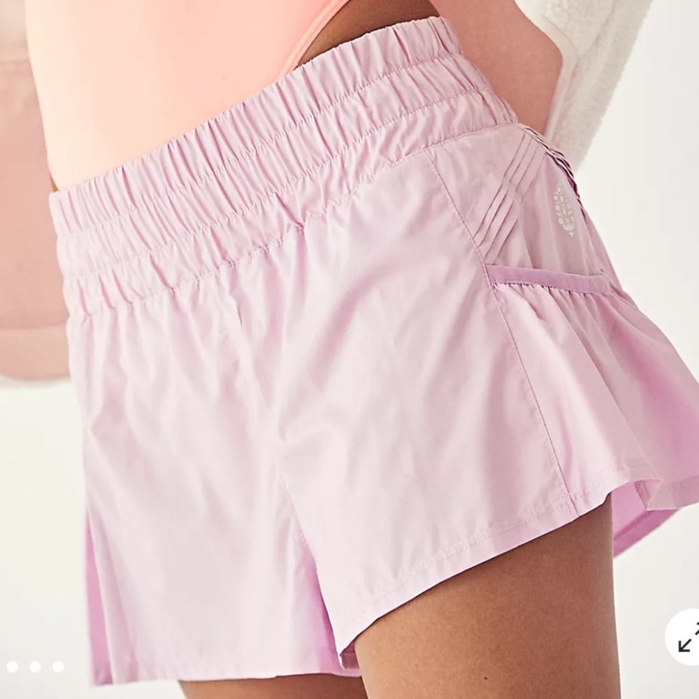 Free People Movement - Get Your Flirt On Shorts - Lilac ish Color - Size Medium - Picture 1 of 3
